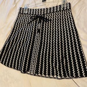Zig Zag Striped Skirt